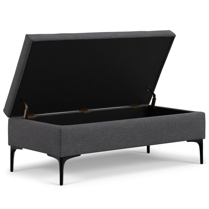 Rebecca - Multifunctional Coffee Table Storage Ottoman With Lift Up Lid - R&R Furniture Gallery (Fountain Valley, CA)