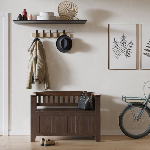 Acadian - Entryway Storage Bench, Handcrafted - R&R Furniture Gallery (Fountain Valley, CA)