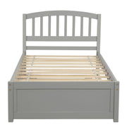 Platform Bed Wood Bed Frame With Trundle - R&R Furniture Gallery (Fountain Valley, CA)