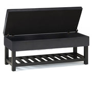 Cosmopolitan - Storage Ottoman Bench With Open Bottom - R&R Furniture Gallery (Fountain Valley, CA)