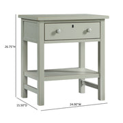 Finley - 1 Drawer Storage Nightstand - R&R Furniture Gallery (Fountain Valley, CA)