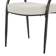 Contemporary Upholstered Dining Chairs With Metal Legs (Set of 2) - R&R Furniture Gallery (Fountain Valley, CA)