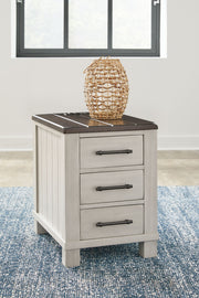 Darborn - Chair Side End Table - Gray / Brown - R&R Furniture Gallery (Fountain Valley, CA)