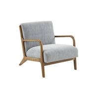 Mid-Century Style Lounge Chair With Upholstered Seat - R&R Furniture Gallery (Fountain Valley, CA)
