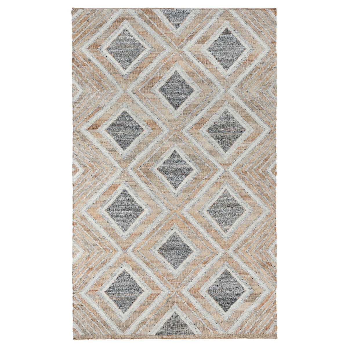 Classic Home Laguna area rug featuring a detailed geometric pattern in neutral tones, perfect for living room or bedroom decor.