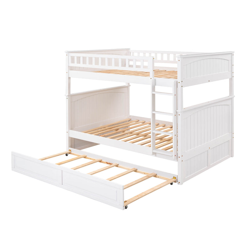 Bunk Bed With Twin Size Trundle, Guardrails - R&R Furniture Gallery (Fountain Valley, CA)