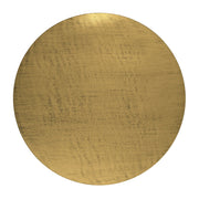 Johnsen Morse Pattern Accent Table by Simpli-Home in antique brass finish, featuring a decorative Morse code-inspired design.