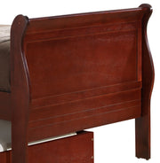 Elegant Glory Furniture trundle bed with classic design, featuring a wooden frame and hidden storage drawer underneath.