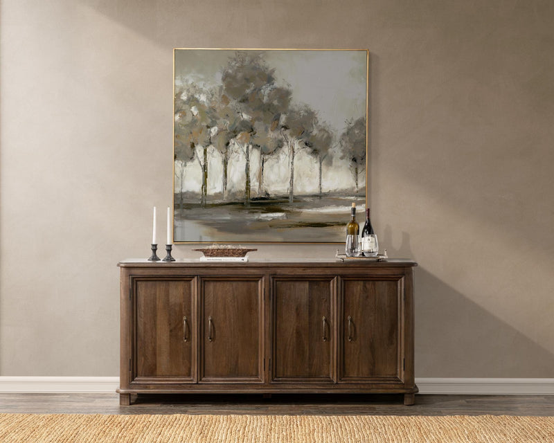Brookside - 4 Door Cabinet - Cocoa Brown - R&R Furniture Gallery (Fountain Valley, CA)