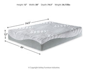 Sierra Sleep® by Ashley Essentials Ultra Plush Memory Foam Mattress with soft, plush surface and supportive design.