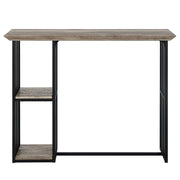 Zudora - Counter Height Table - Oak & Sandy Black - R&R Furniture Gallery (Fountain Valley, CA)
