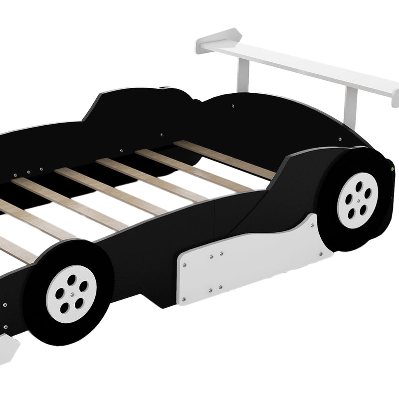 Race Car-Shaped Platform Bed With Wheels - R&R Furniture Gallery (Fountain Valley, CA)