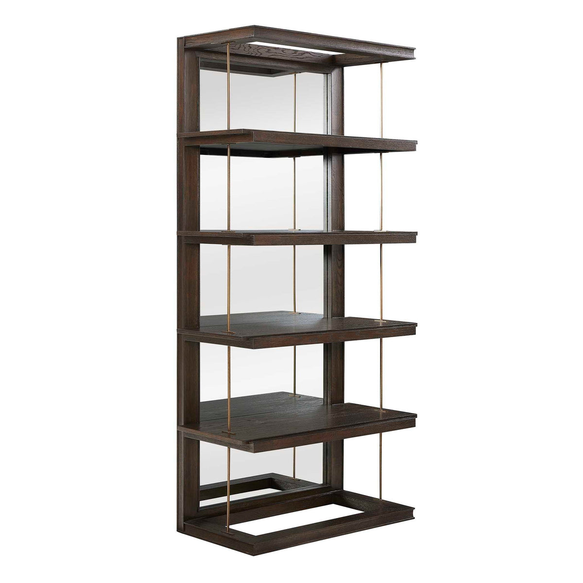 Kai - Etagere - Dark Walnut