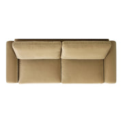 Mason - Arched Arm Sofa - Camel Brown Beige - R&R Furniture Gallery (Fountain Valley, CA)