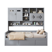 Daybed With All-In-One Cabinet And Shelf - R&R Furniture Gallery (Fountain Valley, CA)