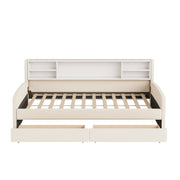 Luxurious Upholstered Platform Bed With Storage Drawers - R&R Furniture Gallery (Fountain Valley, CA)