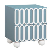 Tori - Motif Nightstand - Blue - R&R Furniture Gallery (Fountain Valley, CA)
