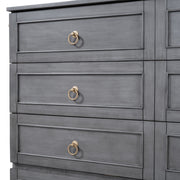 DreamHaus cabinet bed with large drawers, stylish design, and a sleek wood finish, showcasing a modern Murphy bed with storage.