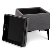 Natasha - Multifunctional Storage Ottoman With Tray - R&R Furniture Gallery (Fountain Valley, CA)