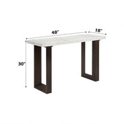 Edwyn - Table With Marble Top - R&R Furniture Gallery (Fountain Valley, CA)