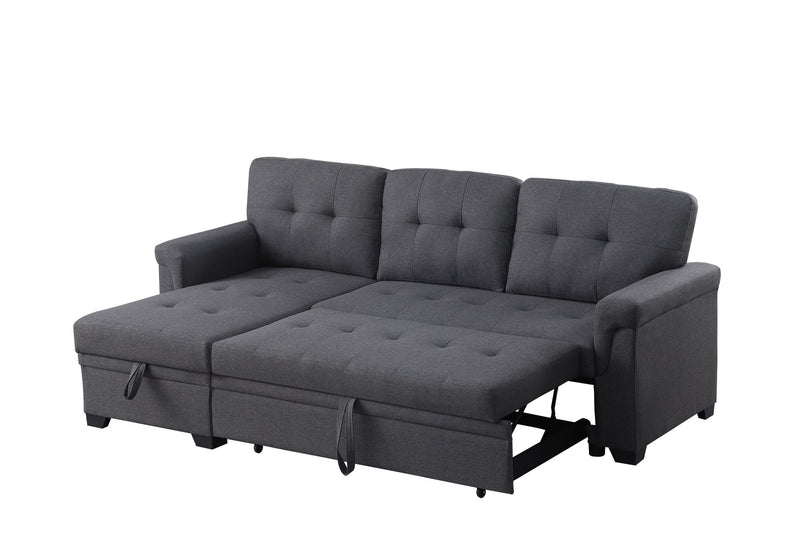 Lucca - Reversible Sleeper Sectional Sofa With Storage Chaise - R&R Furniture Gallery (Fountain Valley, CA)