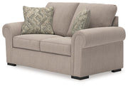 Sararose - Loveseat - Heather - R&R Furniture Gallery (Fountain Valley, CA)