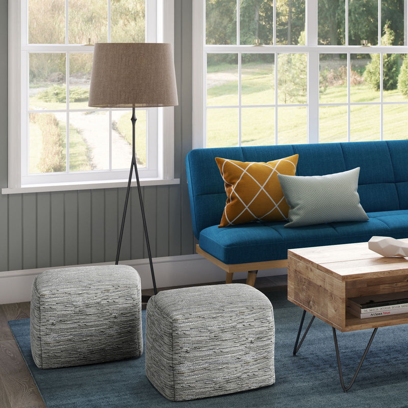 Fredrik - Handcrafted Square Pouf - R&R Furniture Gallery (Fountain Valley, CA)