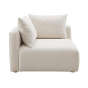 Hangover - Linen Modular Corner Chair - Cream - R&R Furniture Gallery (Fountain Valley, CA)
