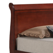 Elegant Glory Furniture trundle bed with classic design, featuring a sturdy wooden frame and space-saving pull-out bed for guest sleeping.