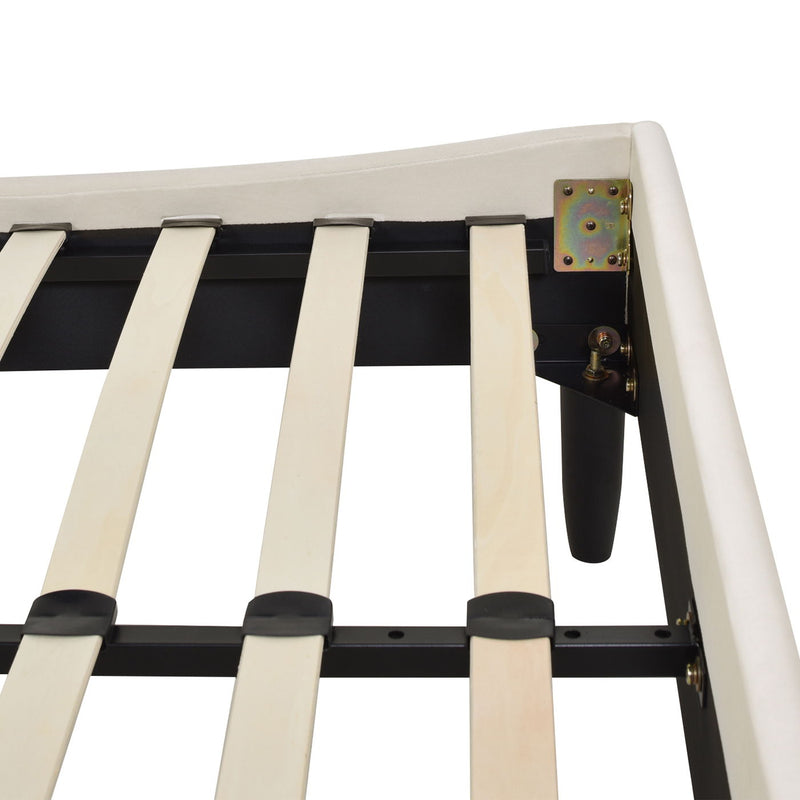 Aspen - Vertical Tufted Modern Headboard Platform Bed Set - R&R Furniture Gallery (Fountain Valley, CA)