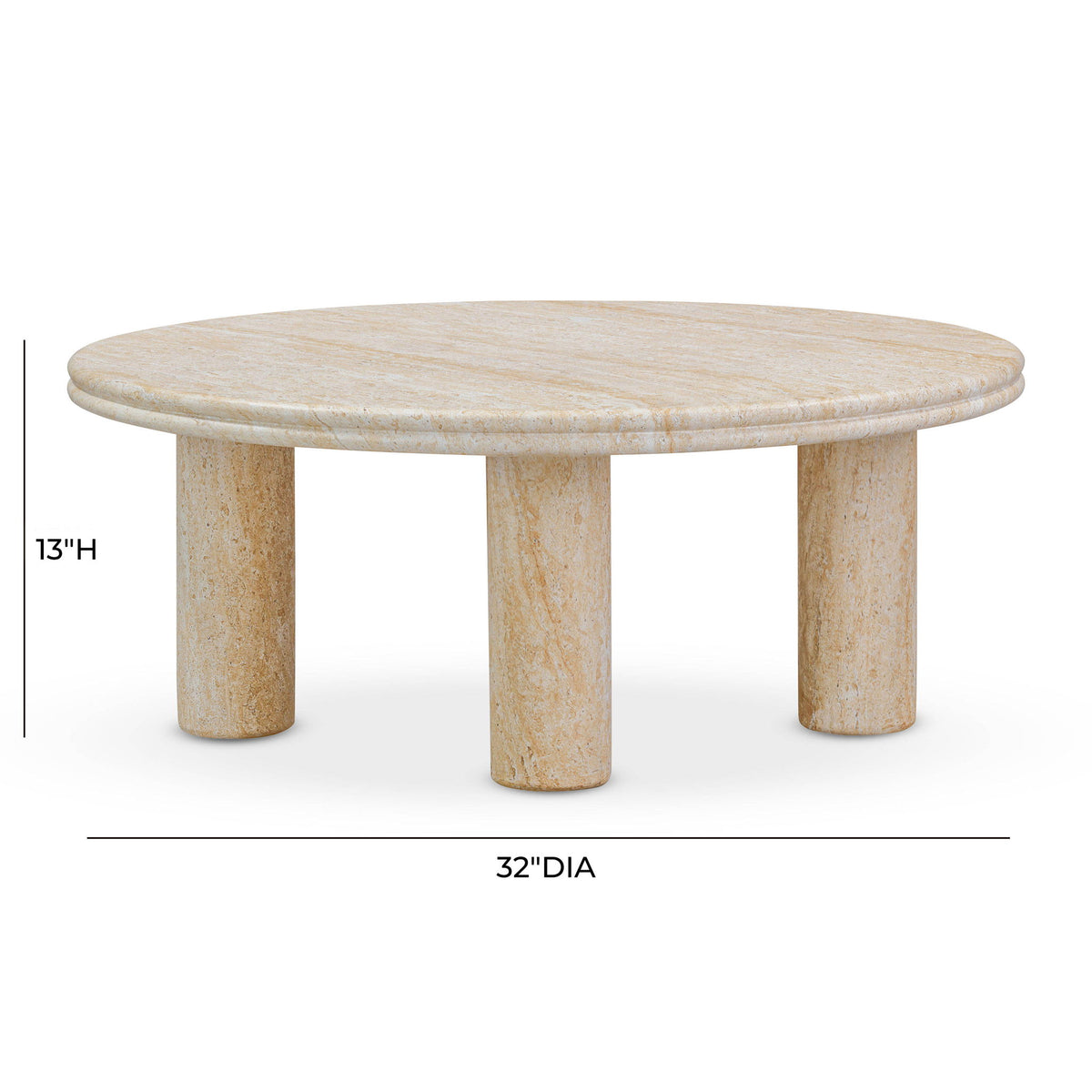 Amora - Indoor / Outdoor Nesting Accent Tables (Set of 2) - Travertine - R&R Furniture Gallery (Fountain Valley, CA)