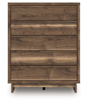 Chirason - Five Drawer Wide Chest - Brown - R&R Furniture Gallery (Fountain Valley, CA)