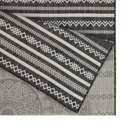 Sunshine - 5'3" X 7'3" Indoor, Outdoor Area Rug - Anthracite - Polypropylene - R&R Furniture Gallery (Fountain Valley, CA)