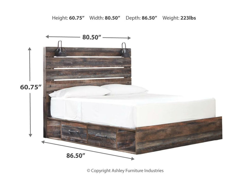 Drystan - Panel Bed - R&R Furniture Gallery (Fountain Valley, CA)