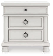 Rowlenstown - Three Drawer Night Stand - R&R Furniture Gallery (Fountain Valley, CA)