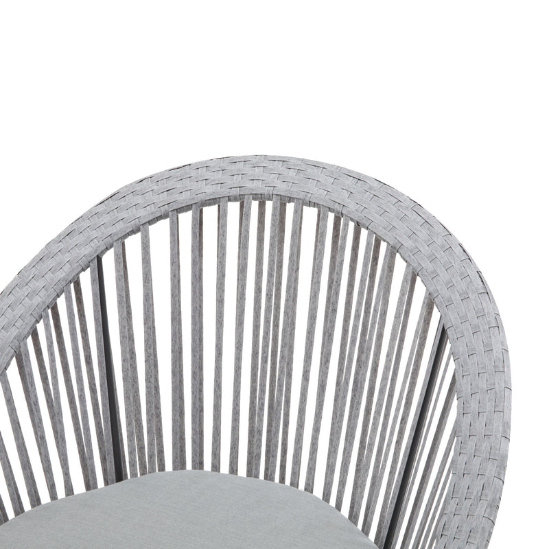 Modern Swivel Wicker Lounge Chair With Round Design - R&R Furniture Gallery (Fountain Valley, CA)