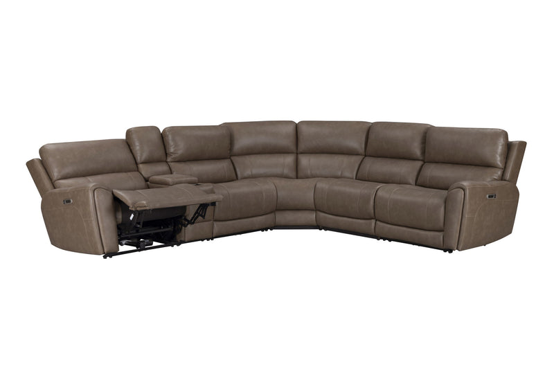 Hancock - Zero Gravity Power Reclining Sectional With Power Adjustable Headrests - R&R Furniture Gallery (Fountain Valley, CA)