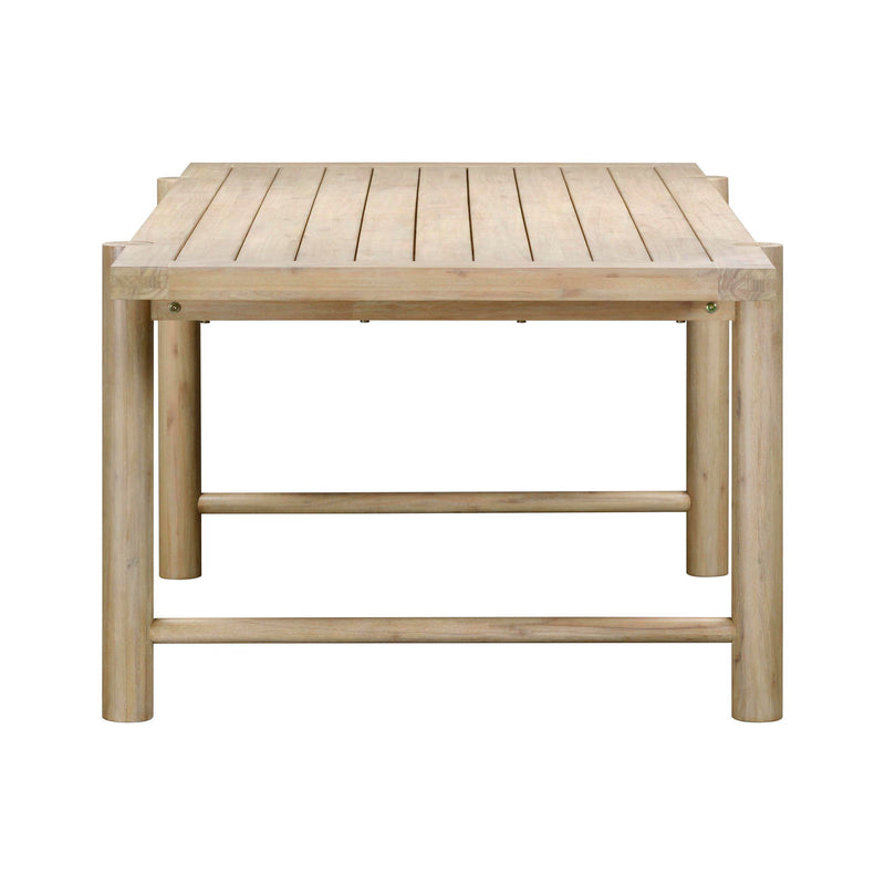 Gata - Outdoor Rectangular Dining Table - Light Teak - R&R Furniture Gallery (Fountain Valley, CA)