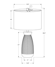 Lighting, Table Lamp, Ceramic, Contemporary - Gray - R&R Furniture Gallery (Fountain Valley, CA)