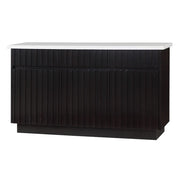 Jaramillo - Server - Engineering Marble Top & Black - R&R Furniture Gallery (Fountain Valley, CA)