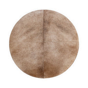 Andre - 40" Round Ottoman - Canyon Dust - R&R Furniture Gallery (Fountain Valley, CA)