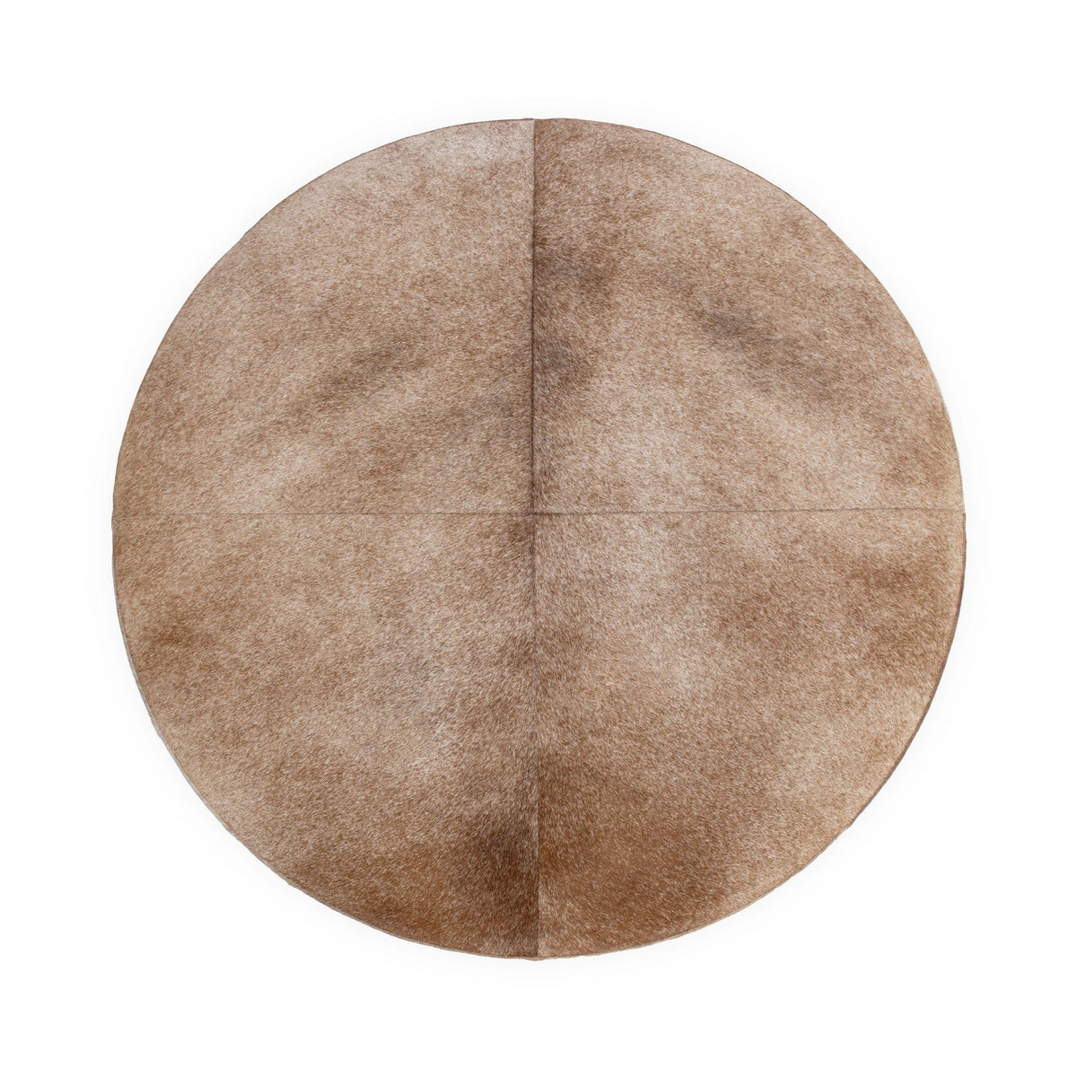 Andre - 40" Round Ottoman - Canyon Dust - R&R Furniture Gallery (Fountain Valley, CA)