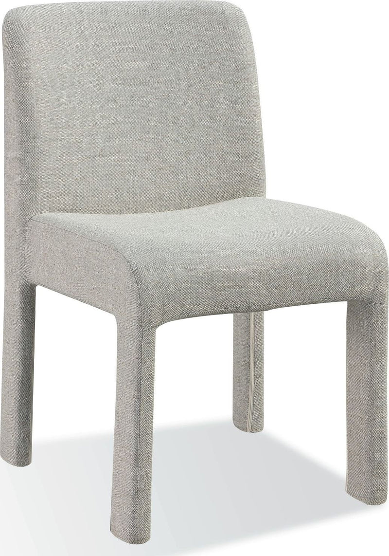 Devon Fully Upholstered Dining Chair in Turtle Dove Linen