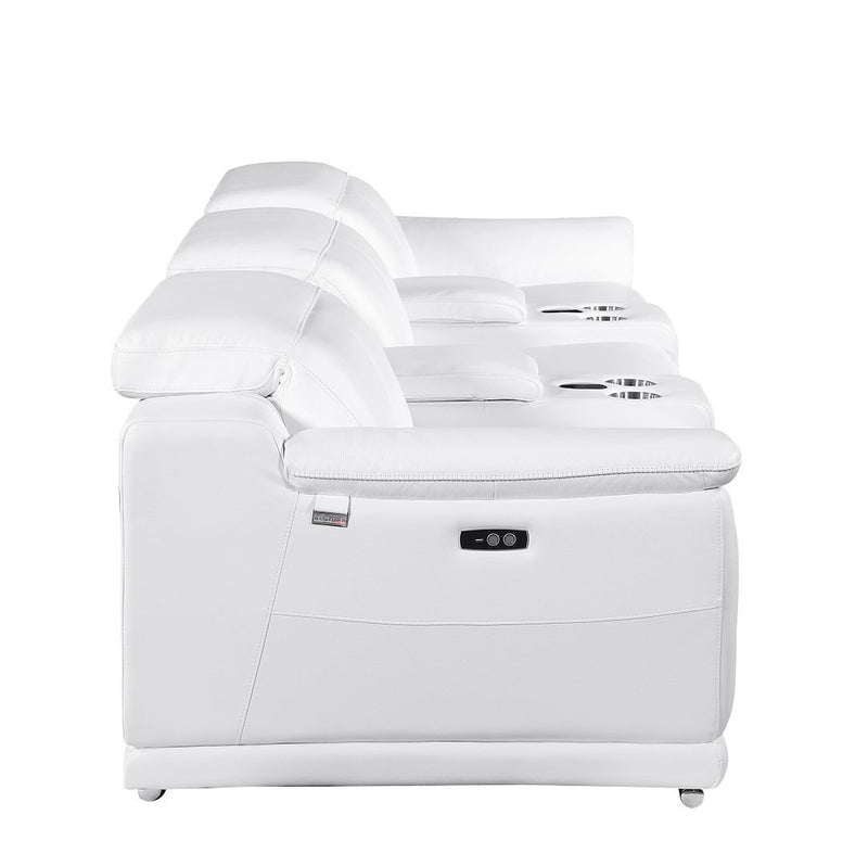 9762 - 5-Piece Modular Power Reclining Sofa And Loveseat Set With 3 Power Recliners In