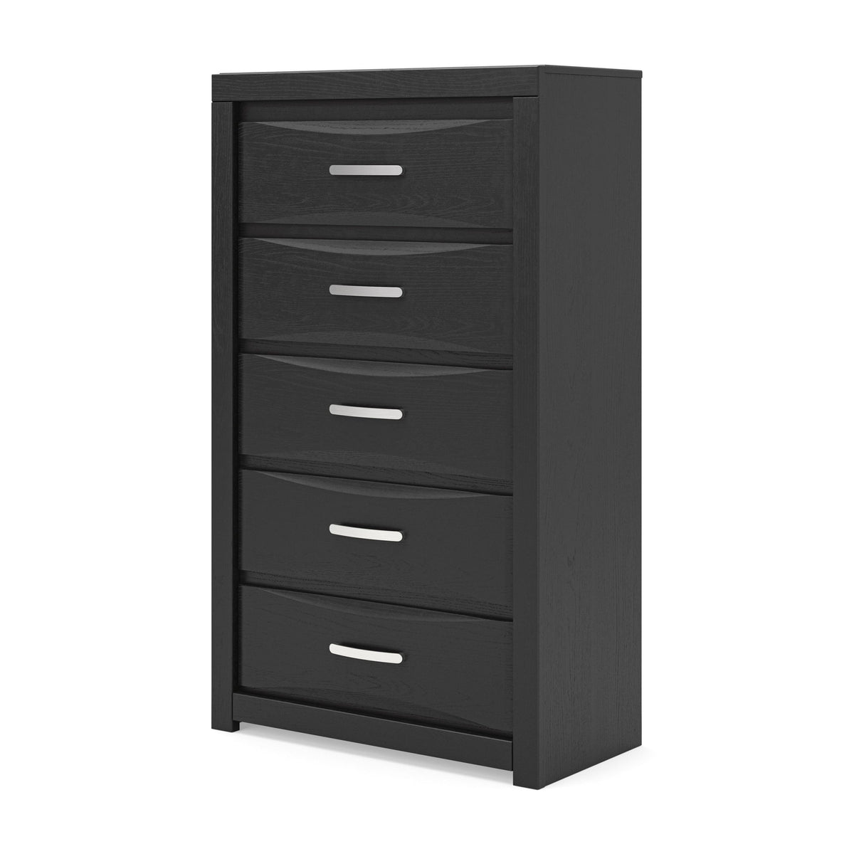 Stabotta - Five Drawer Chest - Black