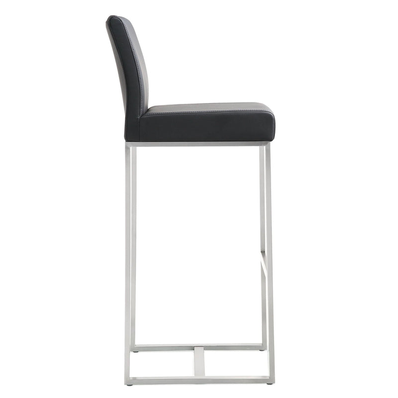 Denmark - Stainless Steel Barstool (Set of 2) - R&R Furniture Gallery (Fountain Valley, CA)