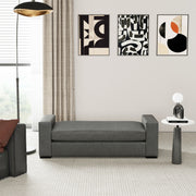 Ottoman With Unique Armrest Design For Living Spaces - R&R Furniture Gallery (Fountain Valley, CA)