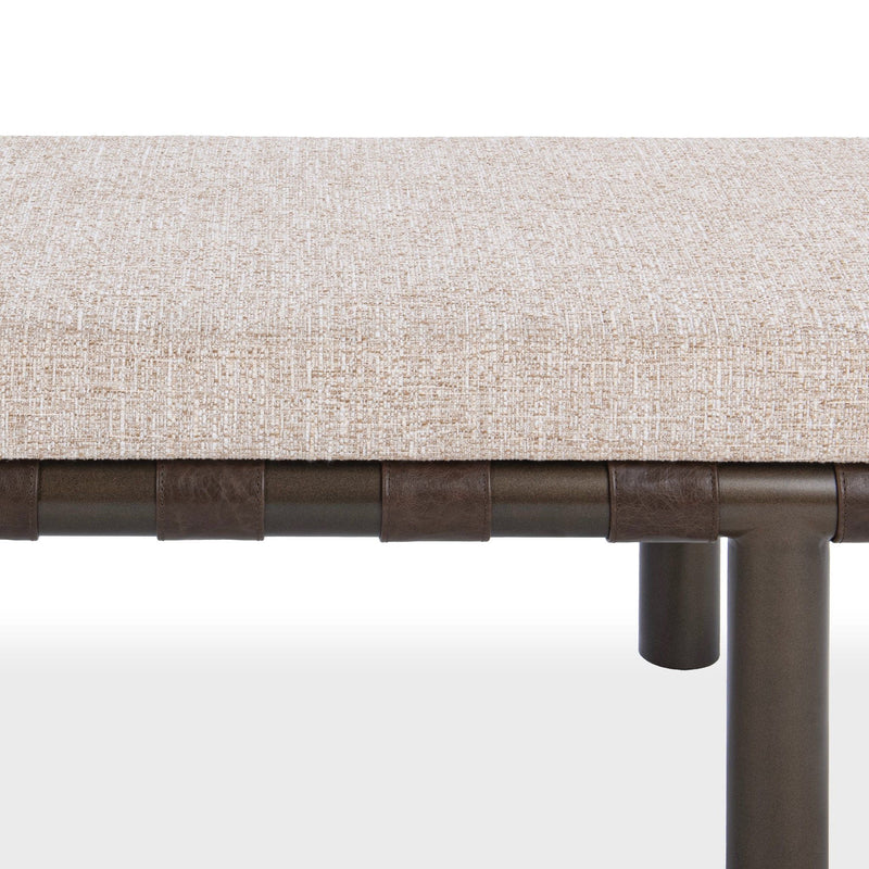 Brooklyn - Accent Bench - Coco Latte - R&R Furniture Gallery (Fountain Valley, CA)