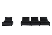 Lilola Home Anna soft modular sofa with plush cushions and modern design, perfect for a stylish living room.