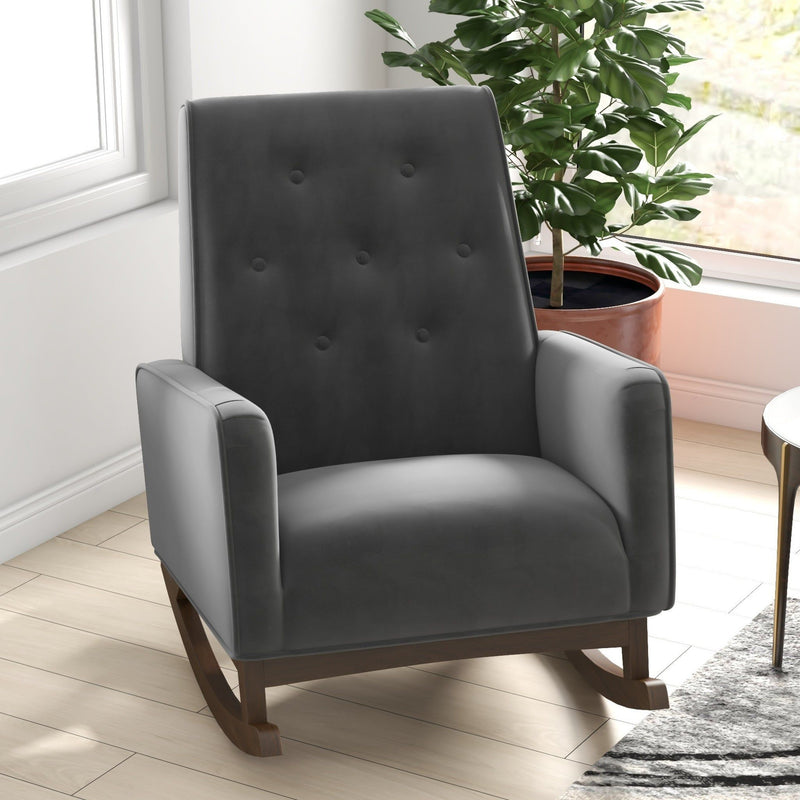 Demetrius - Mid-Century Modern Rocking Chair - R&R Furniture Gallery (Fountain Valley, CA)
